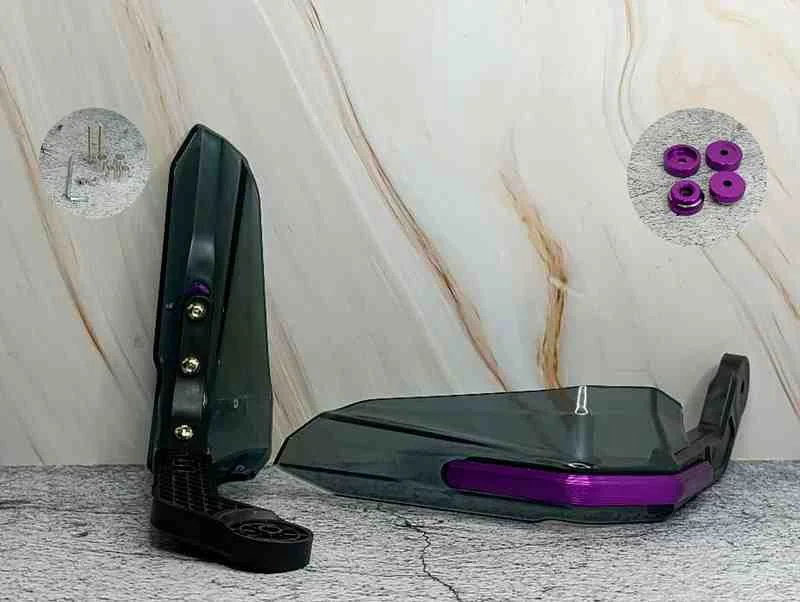 PAR CUBRE LEVAS MORADO UNIVERSAL P/MOTO 12768M