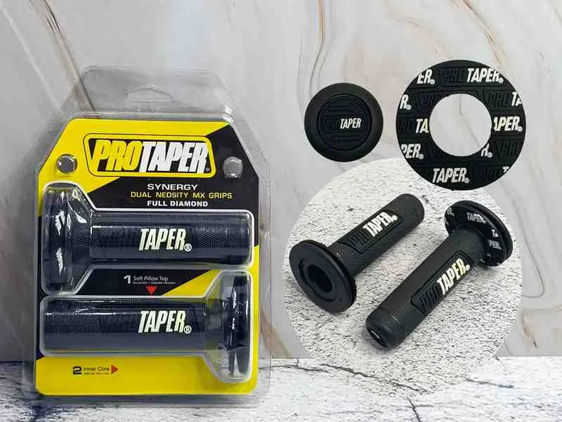 PAR PUÑOS PROTAPER SYNERGY P/MOTO NEGRO UNI 12262N
