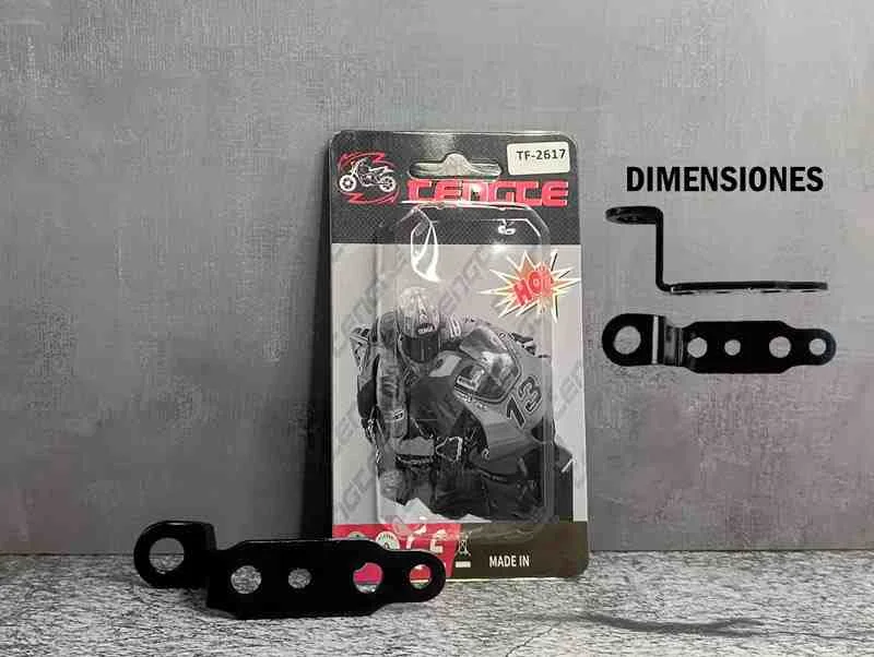 SOPORTE P/FARO DE MOTO NEGRO TENGTE TF-2617N