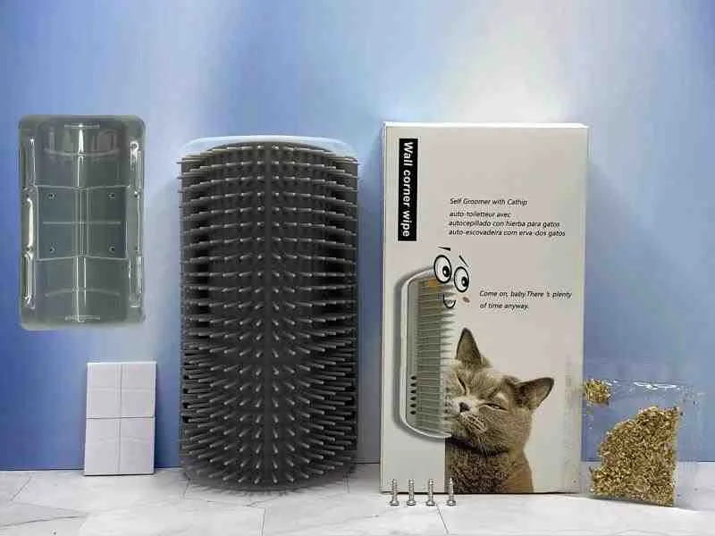 CEPILLO PARA PARED RASCADOR CURVO PARA GATOS