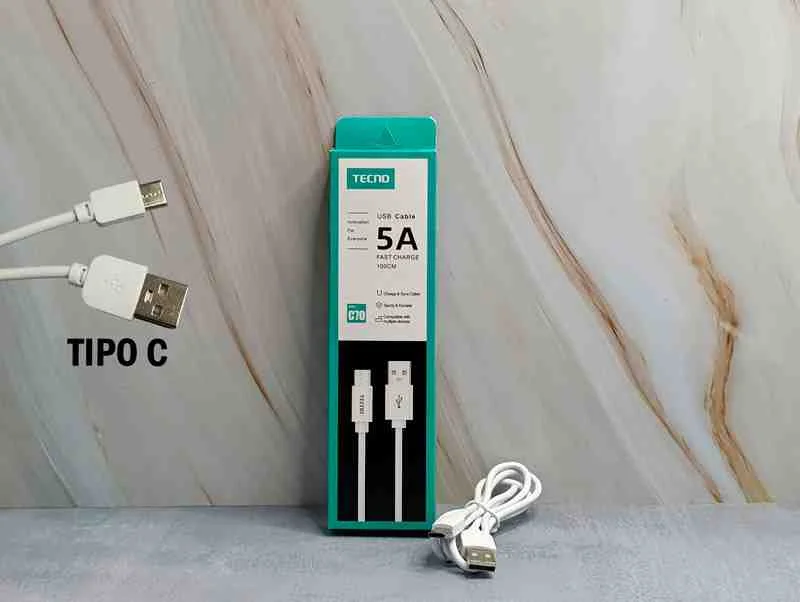 CABLE TIPO C USB C70 TECNO 5A 1MT C70T