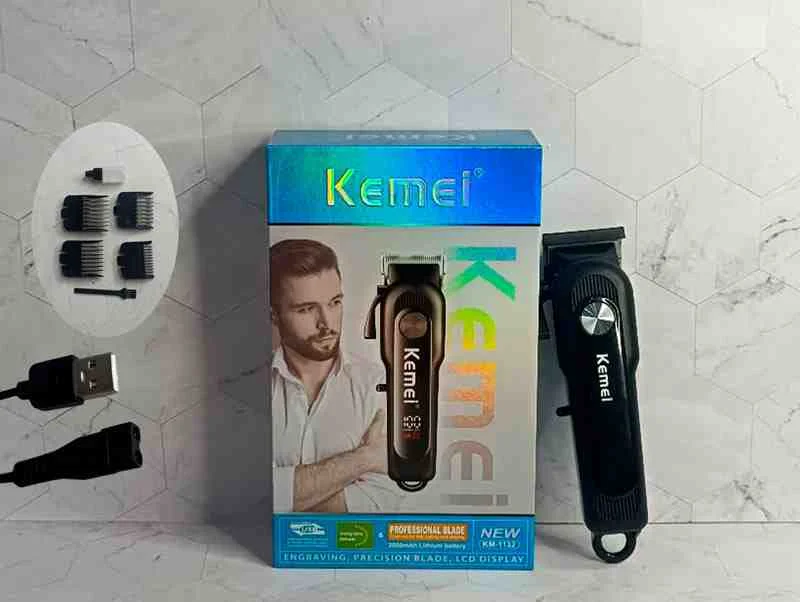 MAQUINA AFEITADORA KEMEI KM-1132 RECARGABLE
