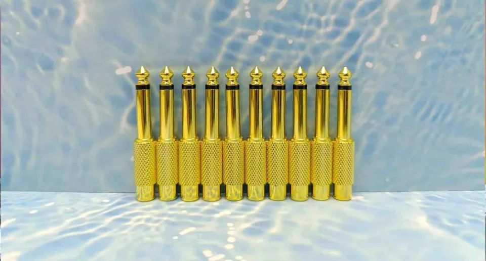 ADAPTADOR JACK 6.3MM MACHO A RCA HEMB X10 11365