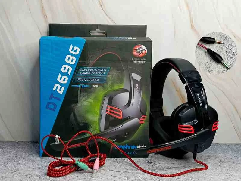 AUDIFONO PC DANYIN 3.5MM DT2698G Bult.(50)