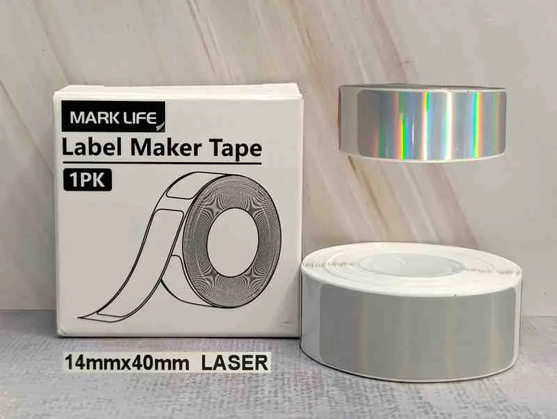 ETIQUETA MARK LIFE 1PK 14X40MM PLATEADO 12678P