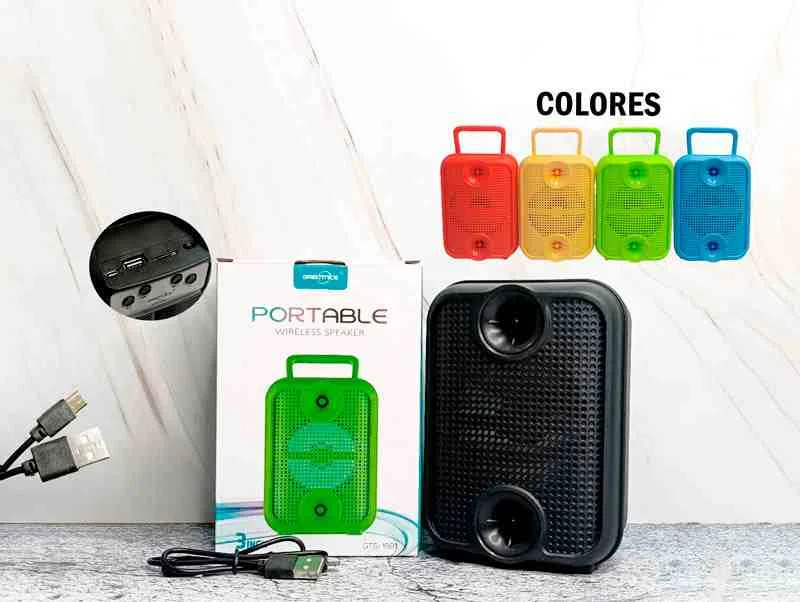 CORNETA BT 3" GTS- 1881 5COL PORTABLE HL