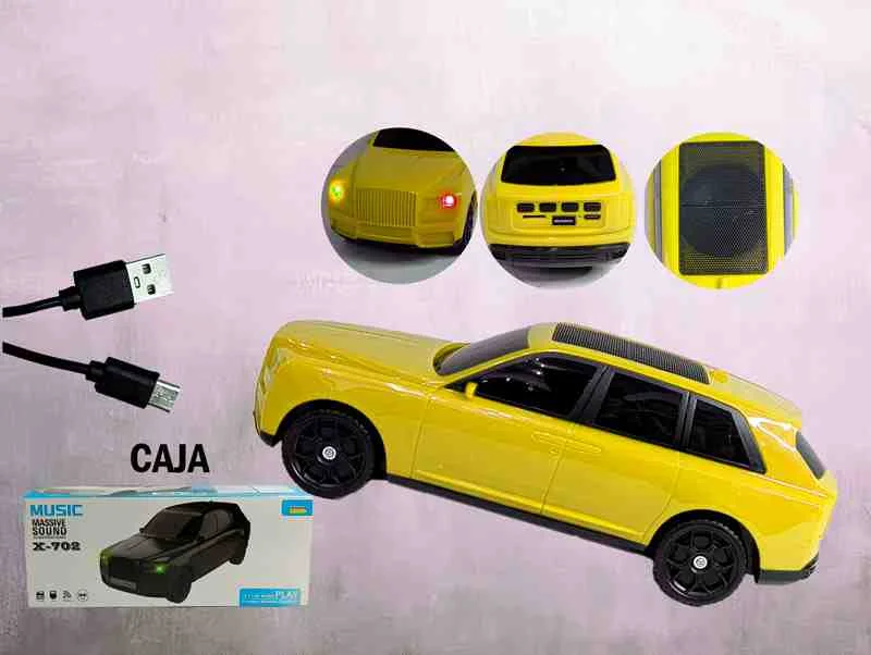 CORNETA TIPO CAMIONETA AMARILLO MASSIVE SOUND X- 702AM