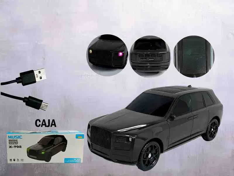 CORNETA TIPO CAMIONETA NEGRA MASSIVE SOUND X-702N
