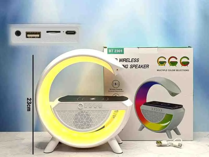 CORNETA TIPO G INT RECARG RGB 3EN1 BT2301
