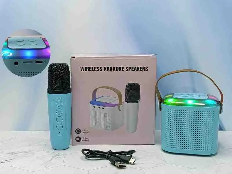 PARLANTE AZUL Y1+1MIC RECARG 6W 11705AZ