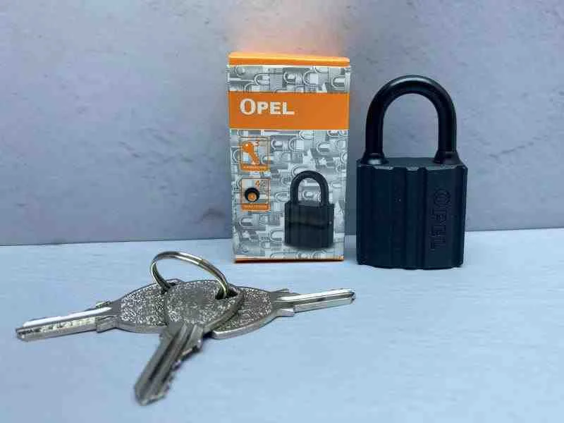 CANDADO 32MM GANCHO NEGRO IP65 OPEL DX32