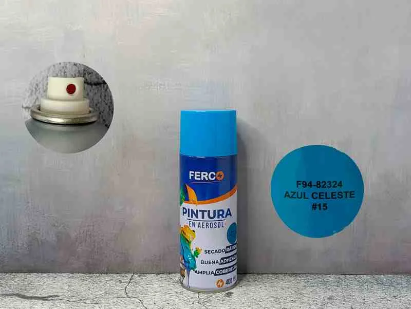 PINTURA SPRAY FERCO AZUL CELESTE 400ML F94-82324
