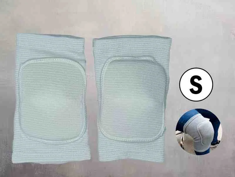 PAR RODILLERA LARGA TALLA S BLANCO C/PROTECCION 13248B