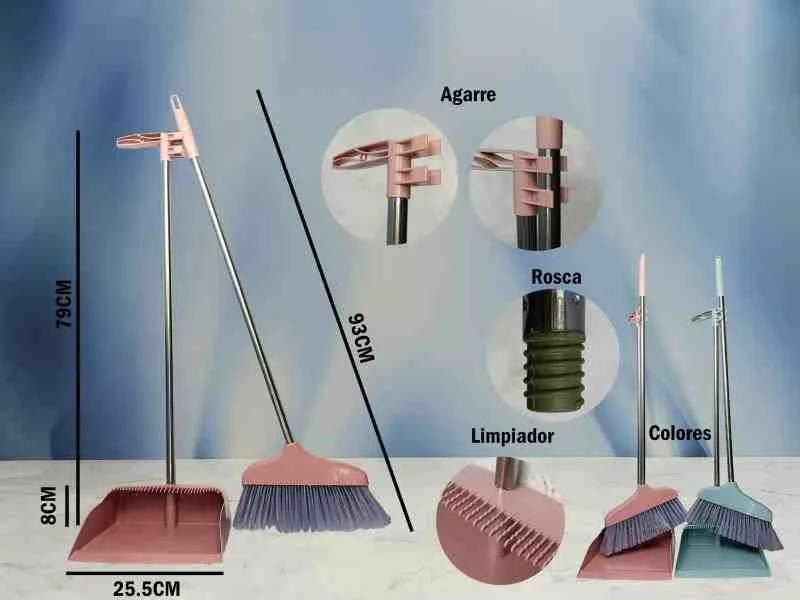 SET DE ESCOBA+PALA 2C 11915