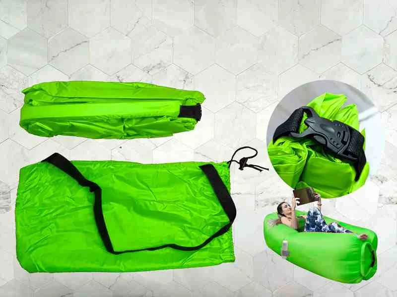 SILLON VERDE INFLABLE POR VIENTO 12366V