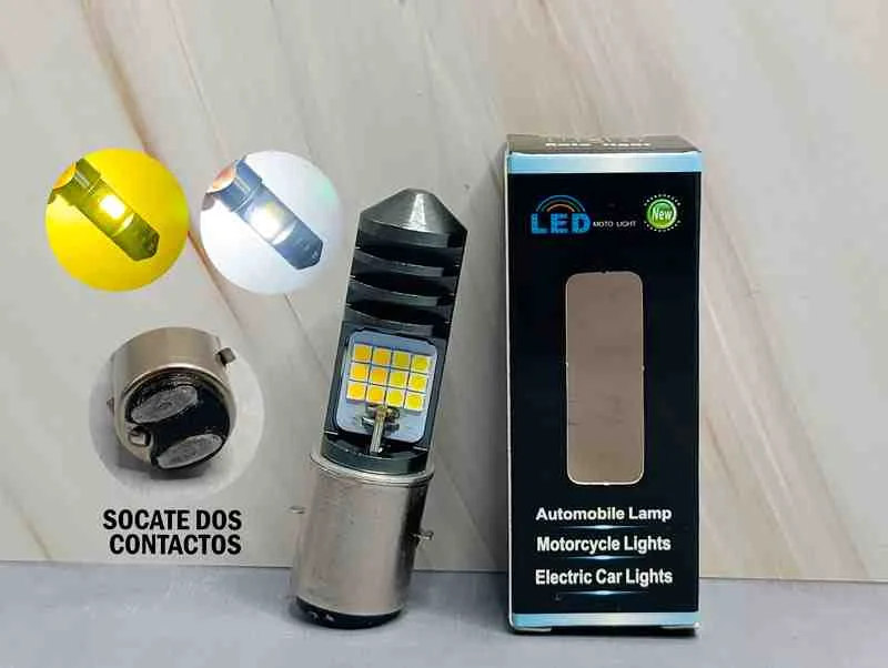 BOMBILLO LED BA20D 24L 2TONOS B/AM 2423
