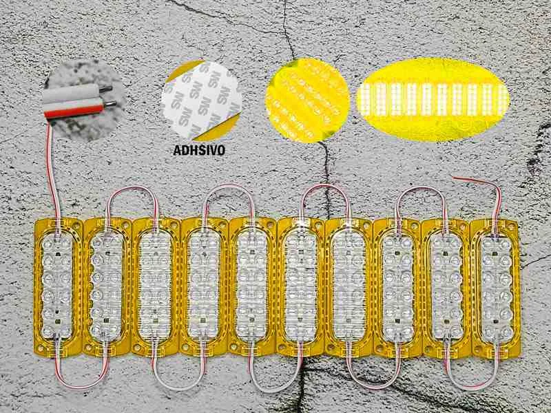 MODULO LED 10X12 AMARILLO 12V 12127AM