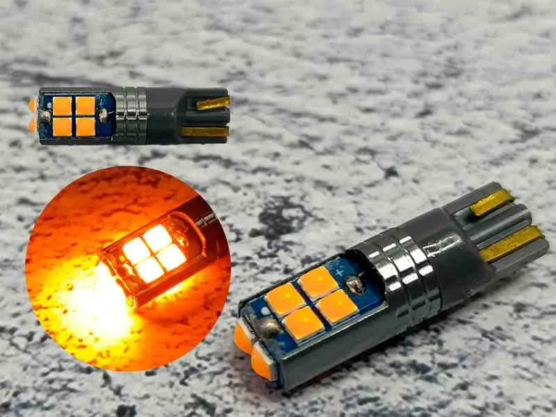MUELITA T10 ALUM 10LED AMARILLA 3030 12086AM