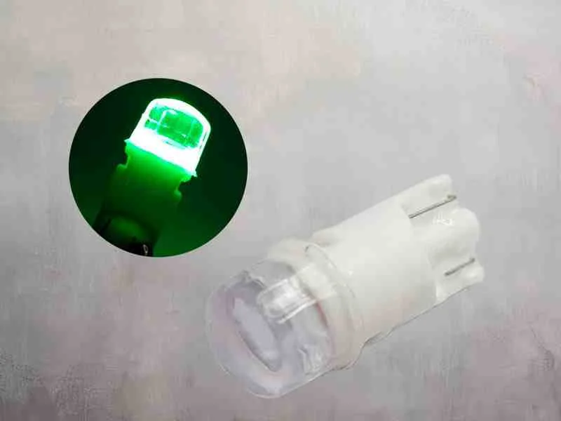 MUELITA T10 VERDE TIPO BULBO 13366V