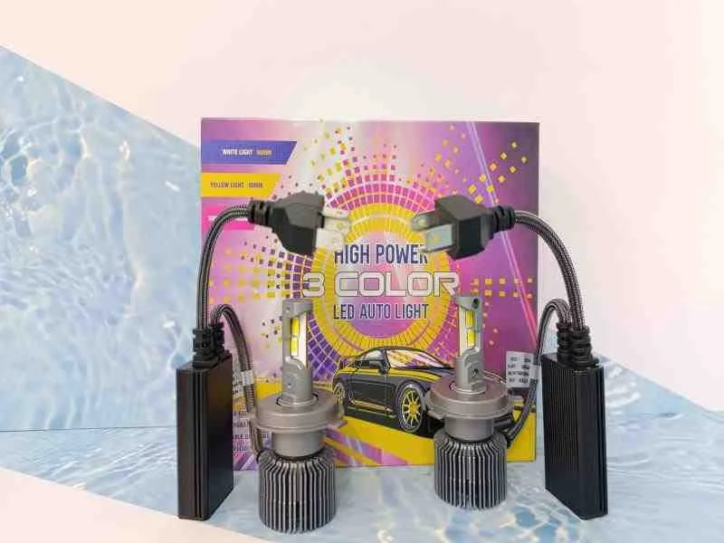 PAR BOMBILLOS LED 3COLOR-H4 3PASES