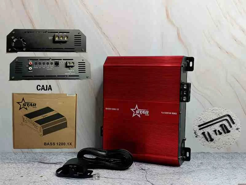AMPLIFICADOR BASS- 1200.1X 1200W STAR AUDIO