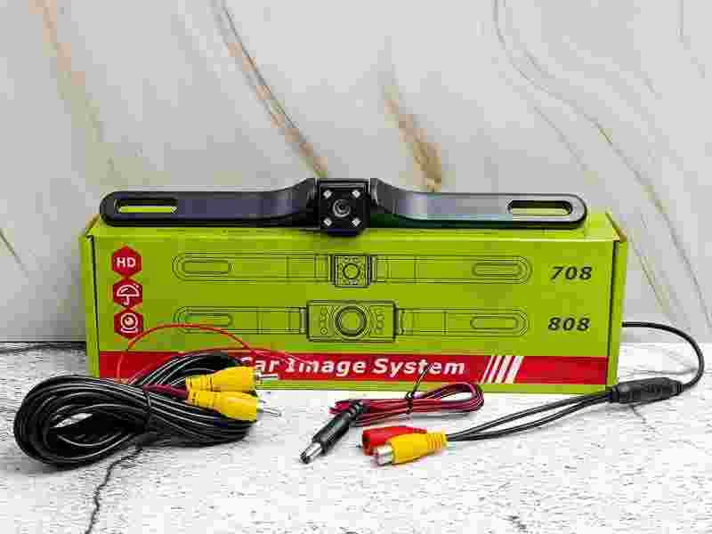 CAMARA RETROCESO 704 CUADR-4LED BASE- PLACA 12077