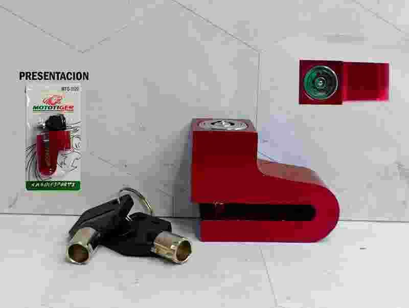 CANDADO ROJO P/DISCO DE FRENO MTG- 3320R