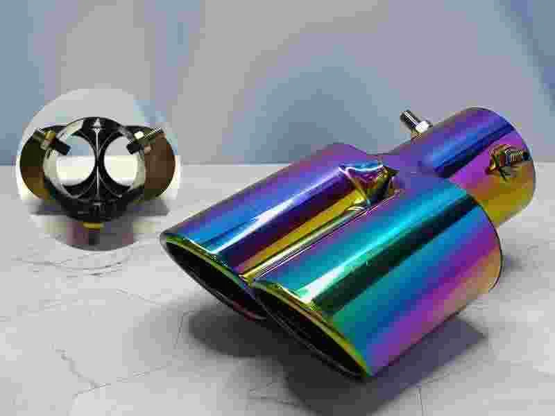 COLA DE ESCAPE TIPOD TORNASOL RECTO 2.5" 11437D