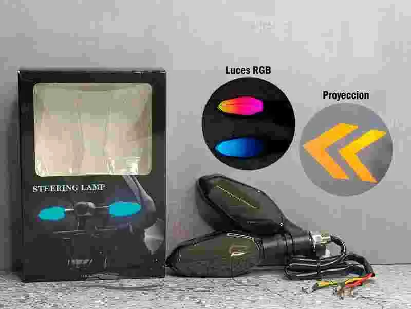 PAR CRUCE C/PROYECCION RGB STEERING DF3-B
