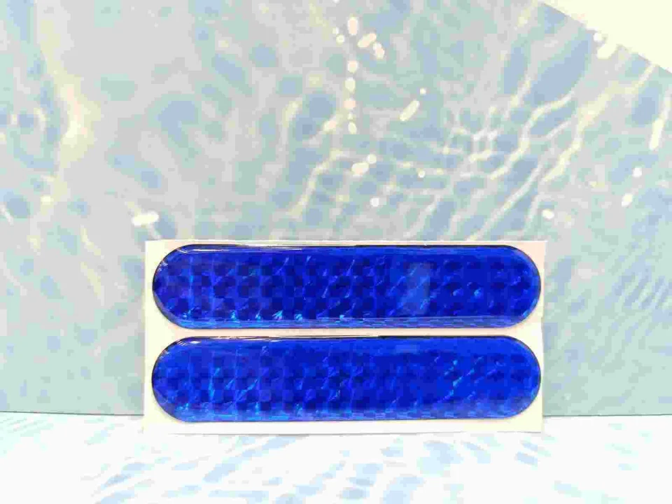 PAR PEGATINA AZUL REFLECTANTES SEGURIDAD 11189AZ