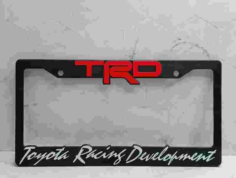 PORTA PLACA TRD- DEVELOPMENT P/CARRO 12763-TRD-D