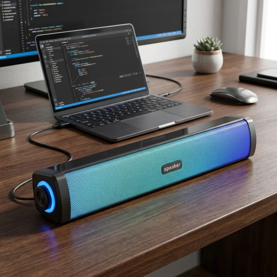 CORNETA 3554 BARRA RGB RECARGABLE 38CM 3W