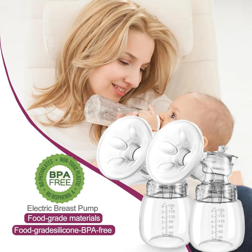 EXTRACTOR DE LECHE ELECTRICO DOBLE
