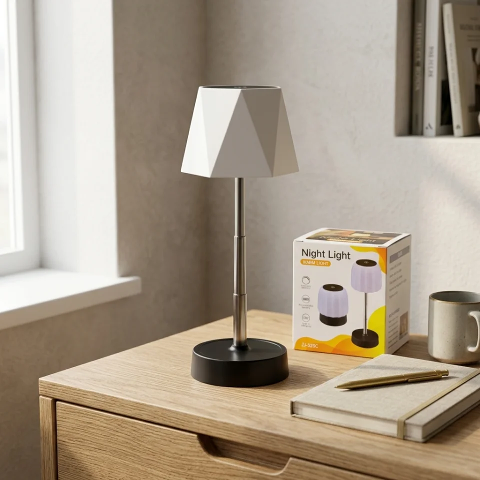 LAMPARA DE MESA RECARGABLE EXTENDIBLE