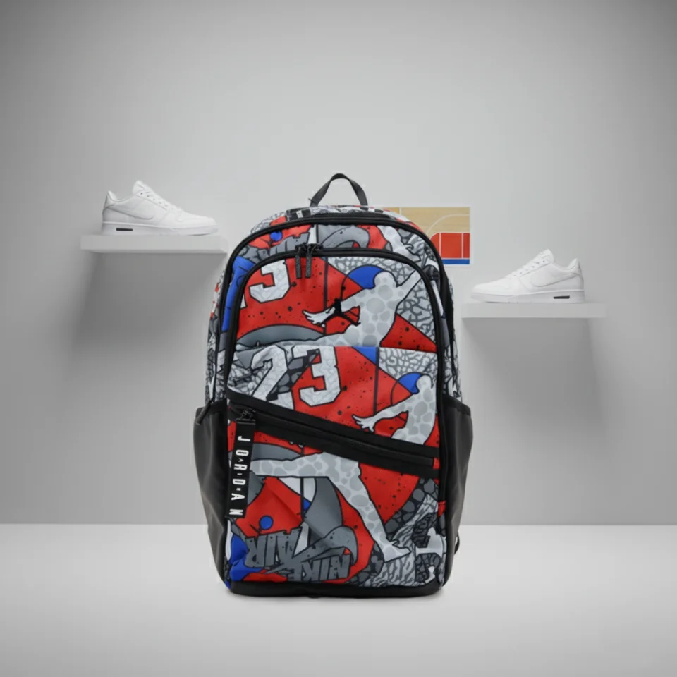 MORRAL GRIS ROJO JORDAN 5274