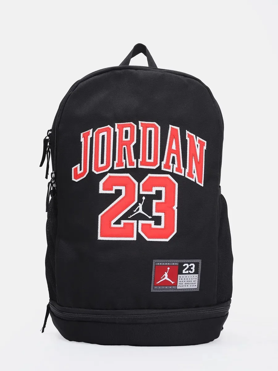MORRAL NEGRO ROJO JORDAN 3715