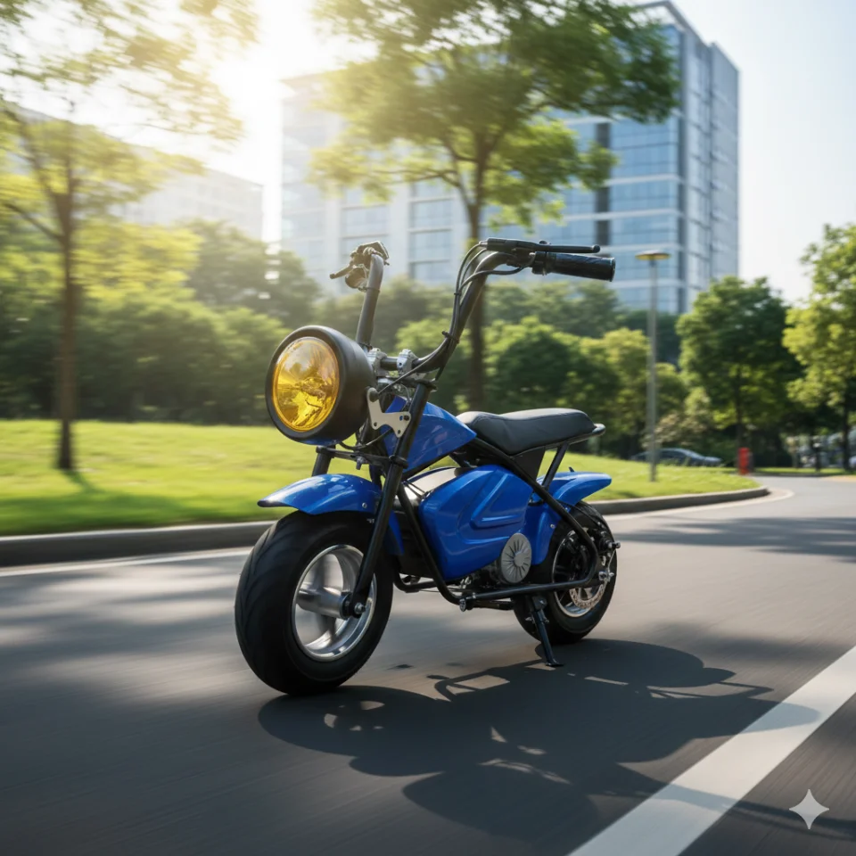 MOTO ELECTRICA AZUL