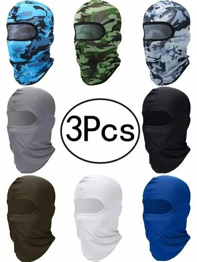 Unisex Balaclava Ski Mask / Sun Protection Headwear (Lightweight & Breathable, Suitable For Motorcycle, Snowboarding And Outdoor Sports Full Face Protection)